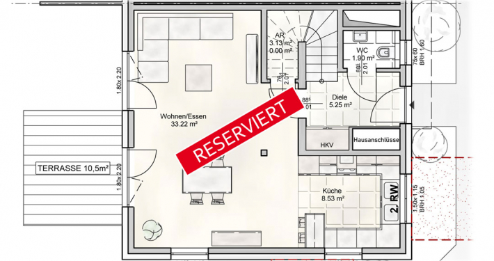 grundriss-RH1-EG-reserviert Menzelweg - Hilden - Haus 1